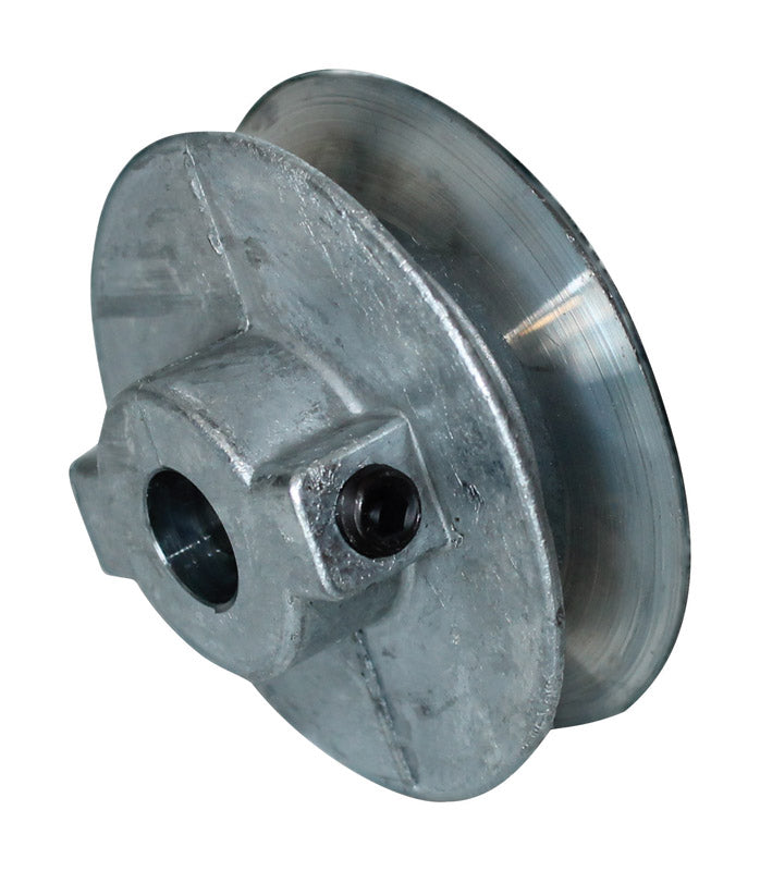 CHICAGO DIE CAST - Chicago Die Cast 2 1/4 in. D Zinc Single V Grooved Pulley [225A5]