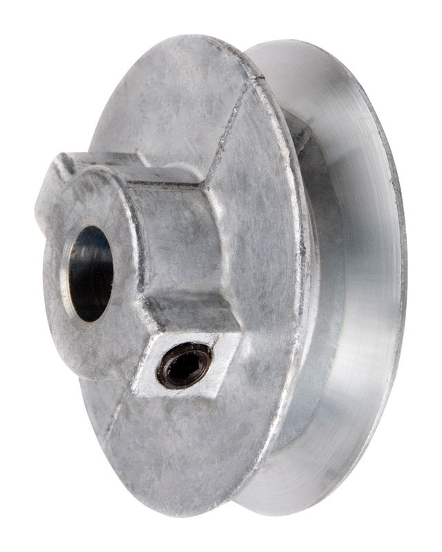 CHICAGO DIE CAST - Chicago Die Cast 2 1/2 in. D Zinc Single V Grooved Pulley [250A5]