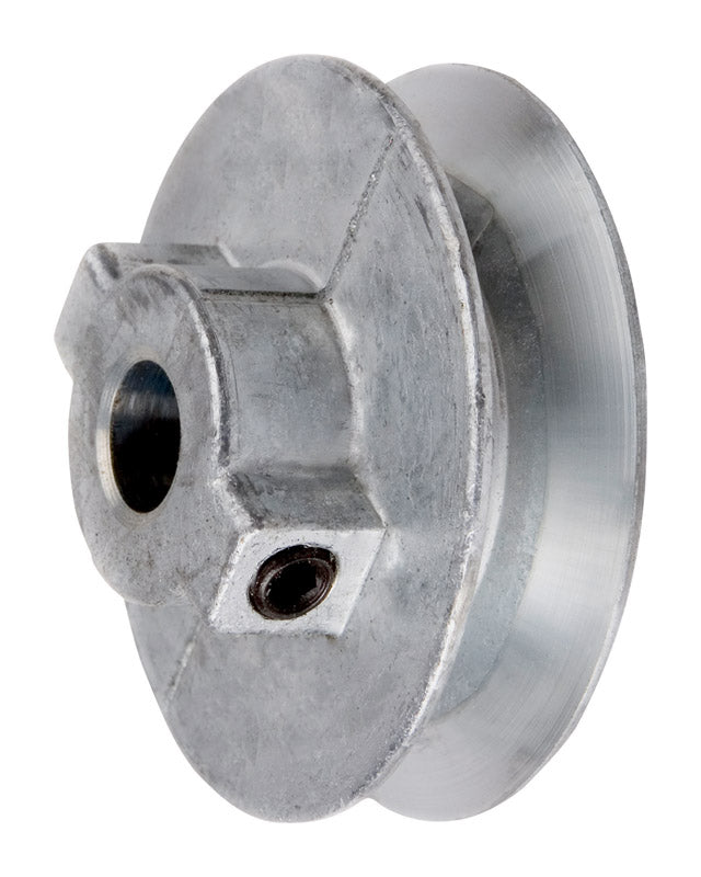 CHICAGO DIE CASTING - Chicago Die Cast 3 1/2 in. D Zinc Single V Grooved Pulley [350A5]
