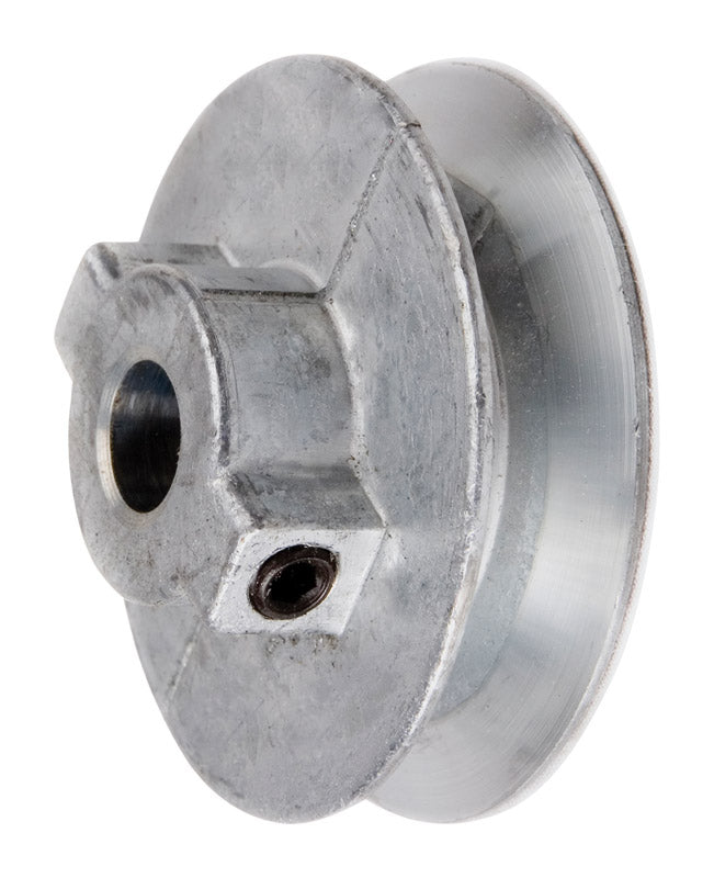 CHICAGO DIE CAST - Chicago Die Cast 5 in. D Zinc Single V Grooved Pulley [500A7]