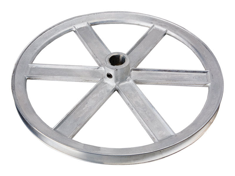 CHICAGO DIE CAST - Chicago Die Cast 6 in. D Zinc Single V Grooved Pulley [600A6]