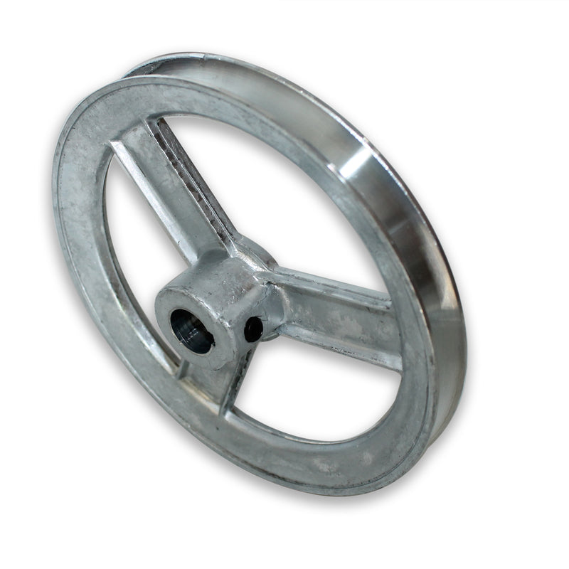 CHICAGO DIE CAST - Chicago Die Cast 6 in. D Zinc Single V Grooved Pulley [600A7]