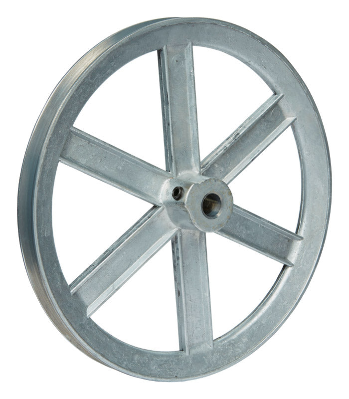 CHICAGO DIE CAST - Chicago Die Cast 10 in. D Zinc Single V Grooved Pulley [1000A5]