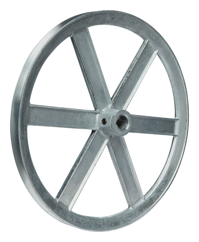 CHICAGO DIE CAST - Chicago Die Cast 10 in. D Zinc Single V Grooved Pulley [1000A6]