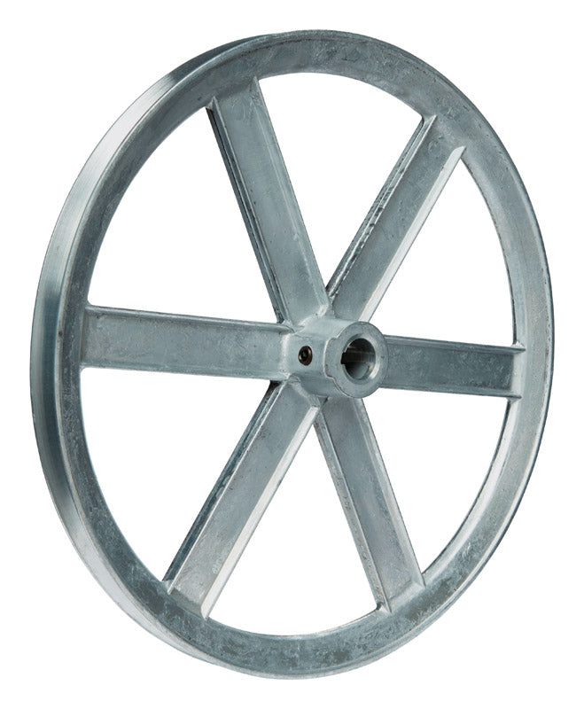 CHICAGO DIE CAST - Chicago Die Cast 10 in. D Zinc Single V Grooved Pulley [1000A7]