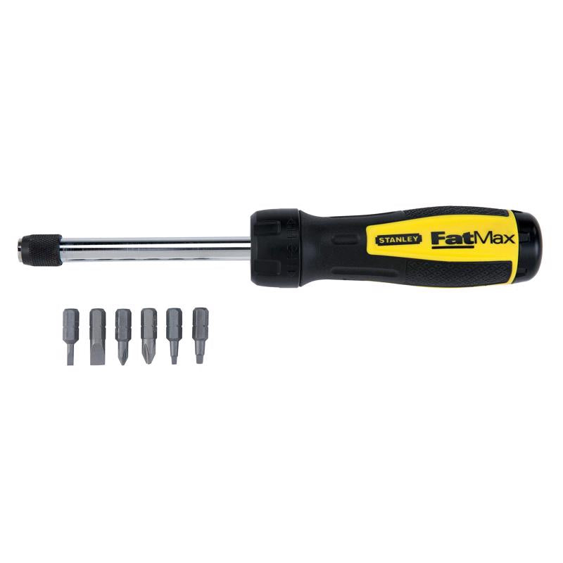 STANLEY TOOLS - Stanley Fatmax Multi-Bit Ratchet Screwdriver 11.8 in. 1 pc