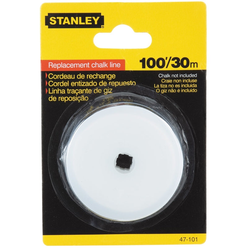 STANLEY TOOLS - Stanley Chalk Line Refill 100 ft. White