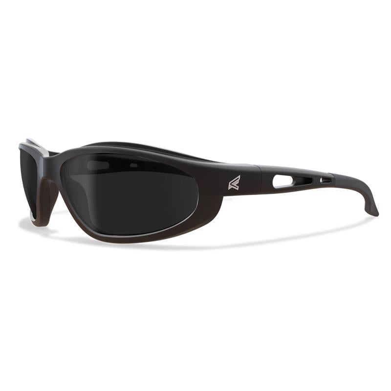 EDGE EYEWEAR - Edge Eyewear Dakura Anti-Fog Wraparound Safety Glasses Smoke Lens Black Frame 1 pc