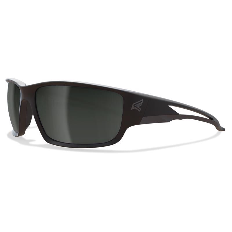 EDGE EYEWEAR - Edge Eyewear Kazbek Anti-Fog Polarized Wraparound Safety Glasses Silver Mirror Lens Black Frame 1 pc