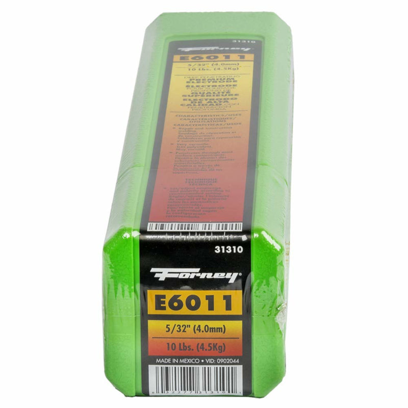FORNEY - Forney 5/32 in. D X 14.6 in. L E6011 Mild Steel Welding Rods 60000 psi 5 lb 1 pk
