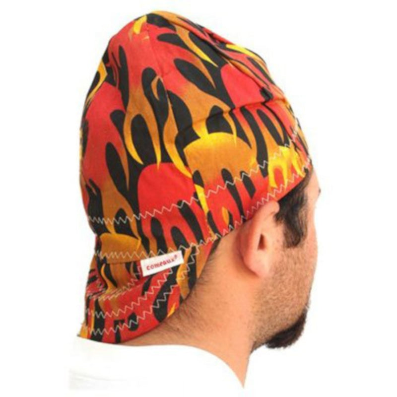 FORNEY - Forney 7 in. H X 7 in. W Cotton Welding Cap Multicolored 1 pc