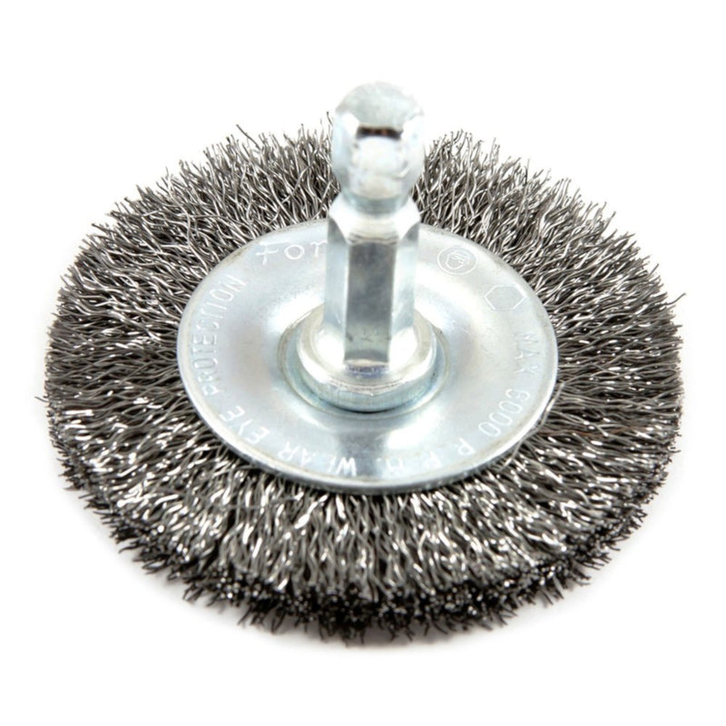 FORNEY - Forney 3 in. Crimped Wire Wheel Brush Metal 6000 rpm 1 pc [72736]