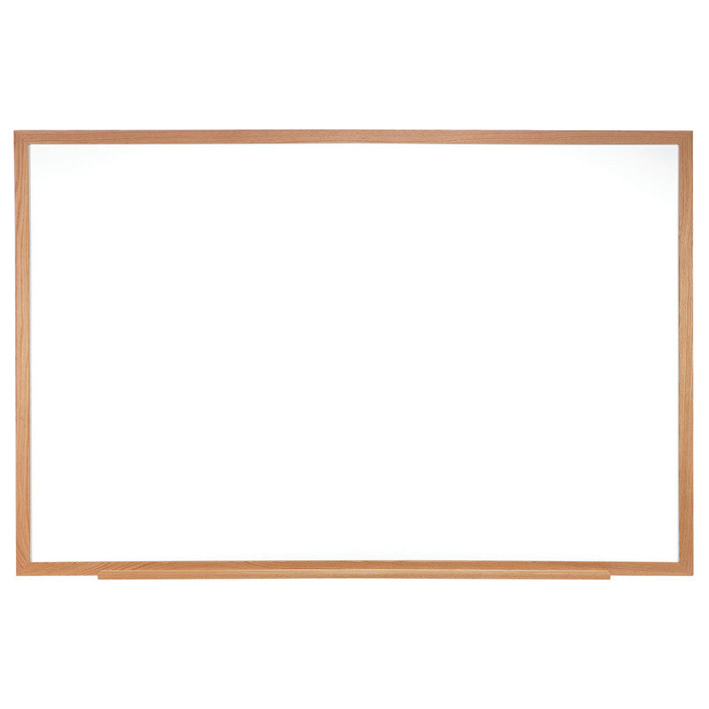 GHENT - Non-Magnetic Whiteboard with Wood Frame, 2'H x 3'W