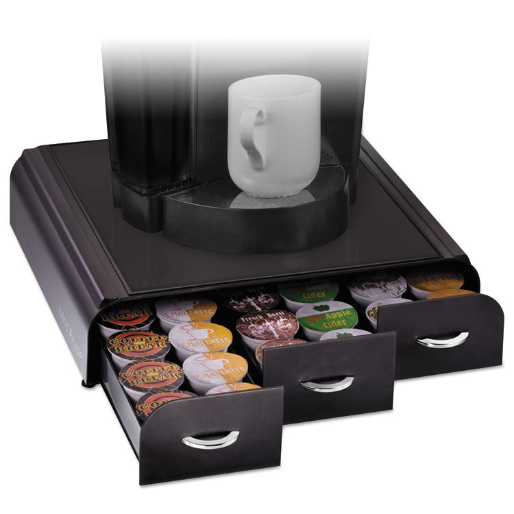 Mind Reader - Anchor 36 Capacity Coffee Pod Drawer, 13.46 x 12.87 x 2.72, Black