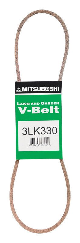 MITSUBOSHI - Mitsuboshi Super KB 3LK330 V-Belt 0.38 in. W X 33 in. L For Snow Blowers