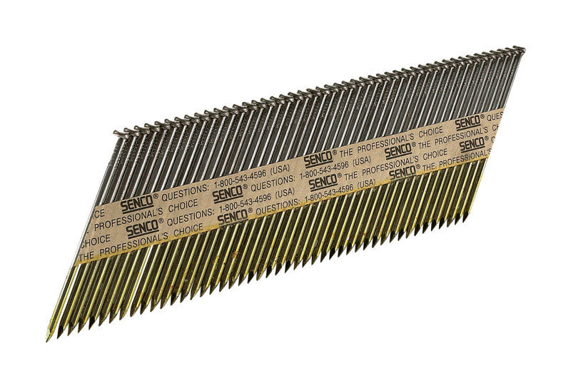 SENCO - Senco 3-1/4 in. L Angled Strip Bright Framing Nails 34 deg 2500 pk