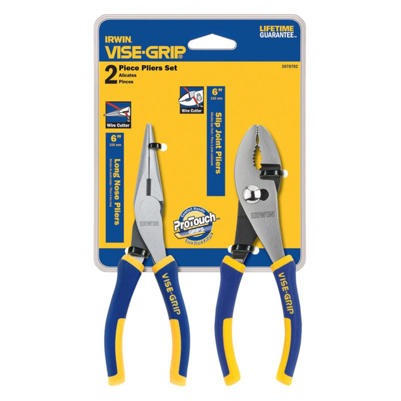 IRWIN TOOLS - Irwin Vise-Grip 2 pc Alloy Steel Professional Pliers Set 6 in. L