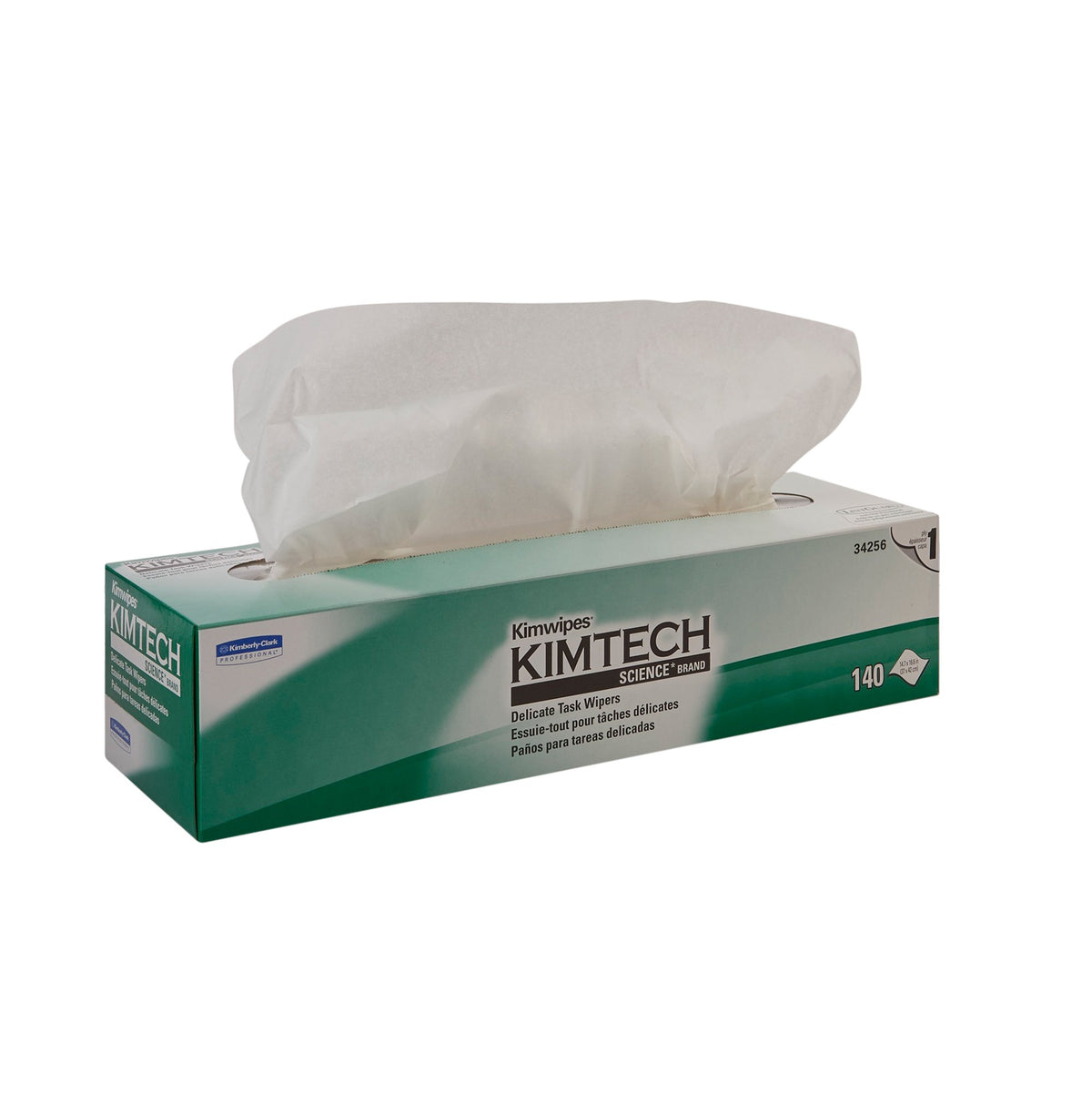 Kimberly Clark - Delicate Task Wipe Kimtech Science Kimwipes Light Duty 140 Count Box 14-7/10 X 16-3/5 Inch NonSterile Disposable [1/BX]