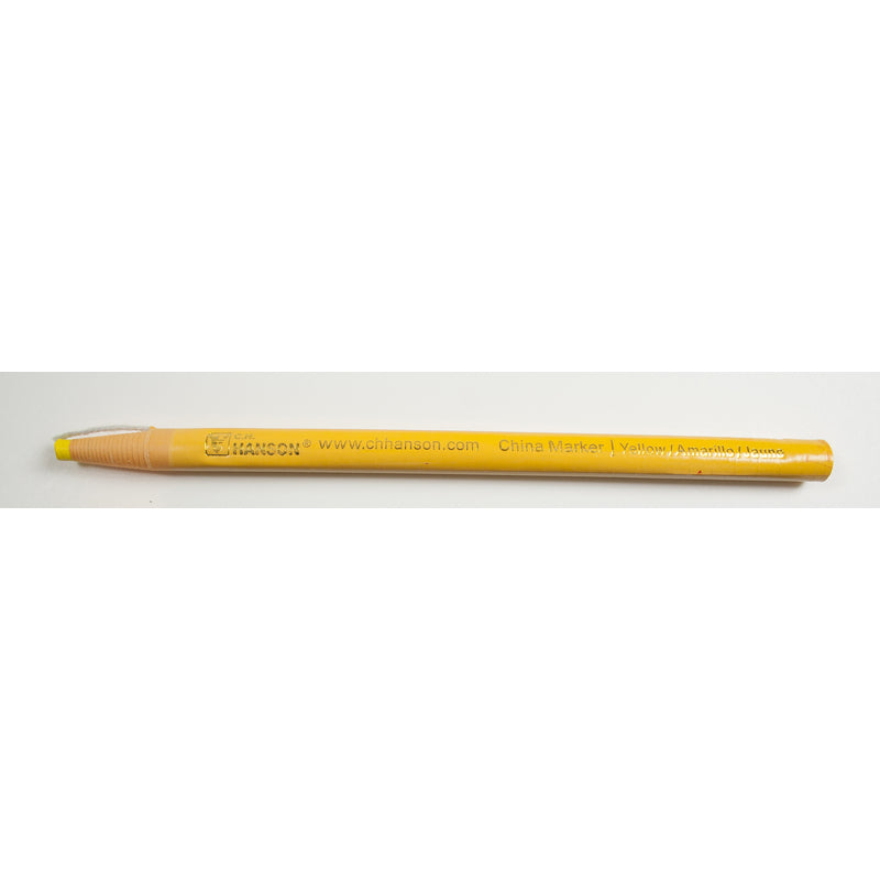 C.H. HANSON - C.H. Hanson CH Hanson 6.8 in. L China Marker Yellow 12 pc - Case of 12