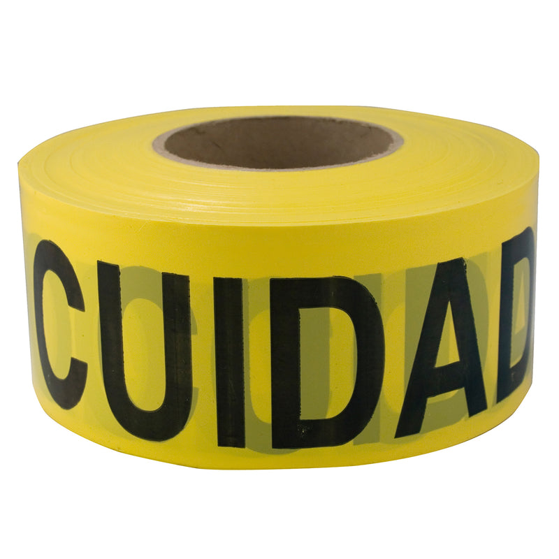 C.H. HANSON - C.H. Hanson CH Hanson 1000 ft. L X 3 in. W Plastic Caution Cuidado Bilingual Barricade Tape Yellow