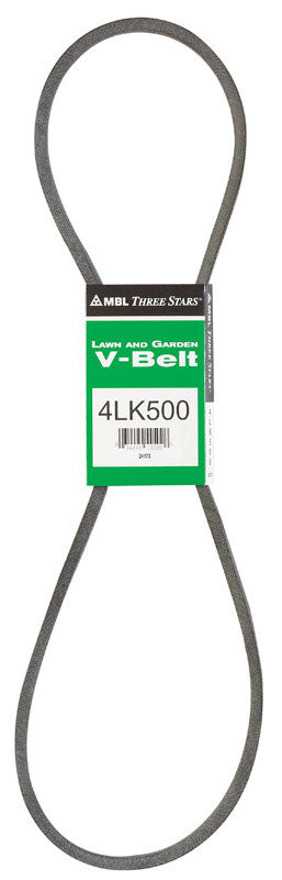 MITSUBOSHI - Mitsuboshi Super KB 4LK500 V-Belt 0.5 in. W X 50 in. L For Riding Mowers