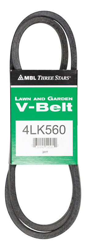 MITSUBOSHI - Mitsuboshi Super KB 4LK560 V-Belt 0.5 in. W X 56 in. L For Riding Mowers