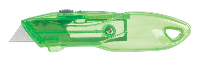 HOME PLUS - Home Plus Retractable Utility Knife Green 1 pc - Case of 12