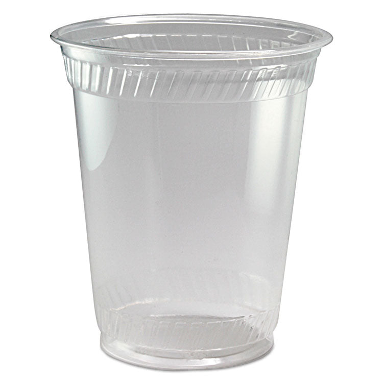 Fabri-Kal - Kal-Clear PET Cold Drink Cups, 12 oz to 14 oz, Clear, Squat, 50/Sleeve, 20 Sleeves/Carton