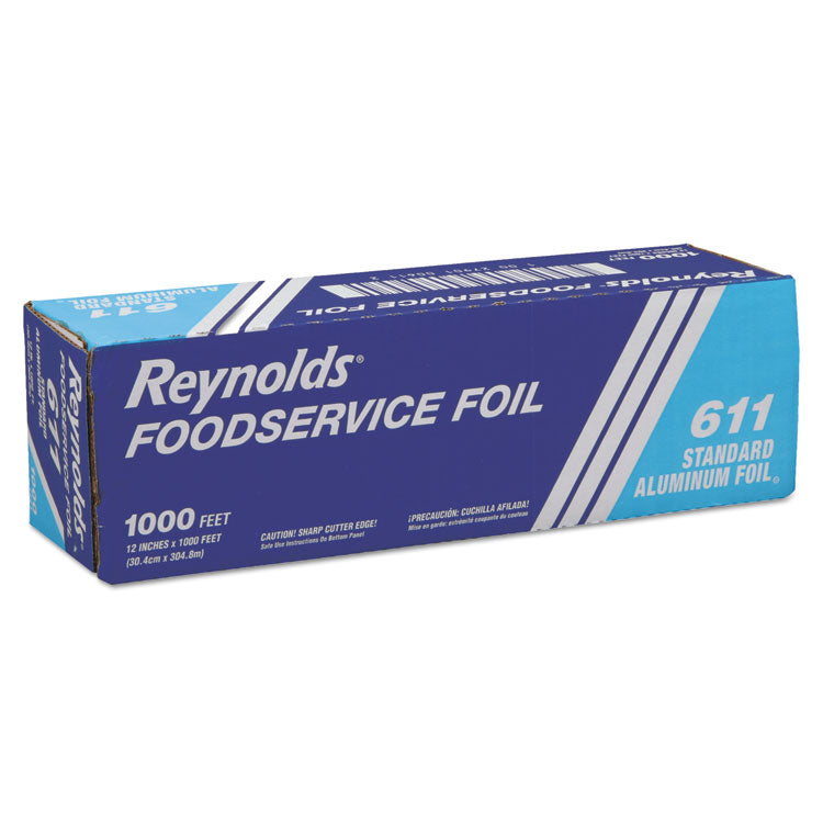 Reynolds Wrap - Metro Aluminum Foil Roll, Standard Gauge, 12" x 1,000 ft, Silver