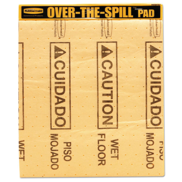 Rubbermaid Commercial - Over-The-Spill Pad Tablet, 12 oz, 16.5 x 14, 22/Pack
