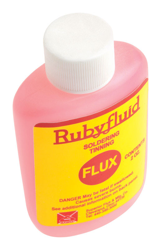 FORNEY - Forney Ruby Fluid 2 oz Lead-Free Soldering Liquid Flux 1 pc