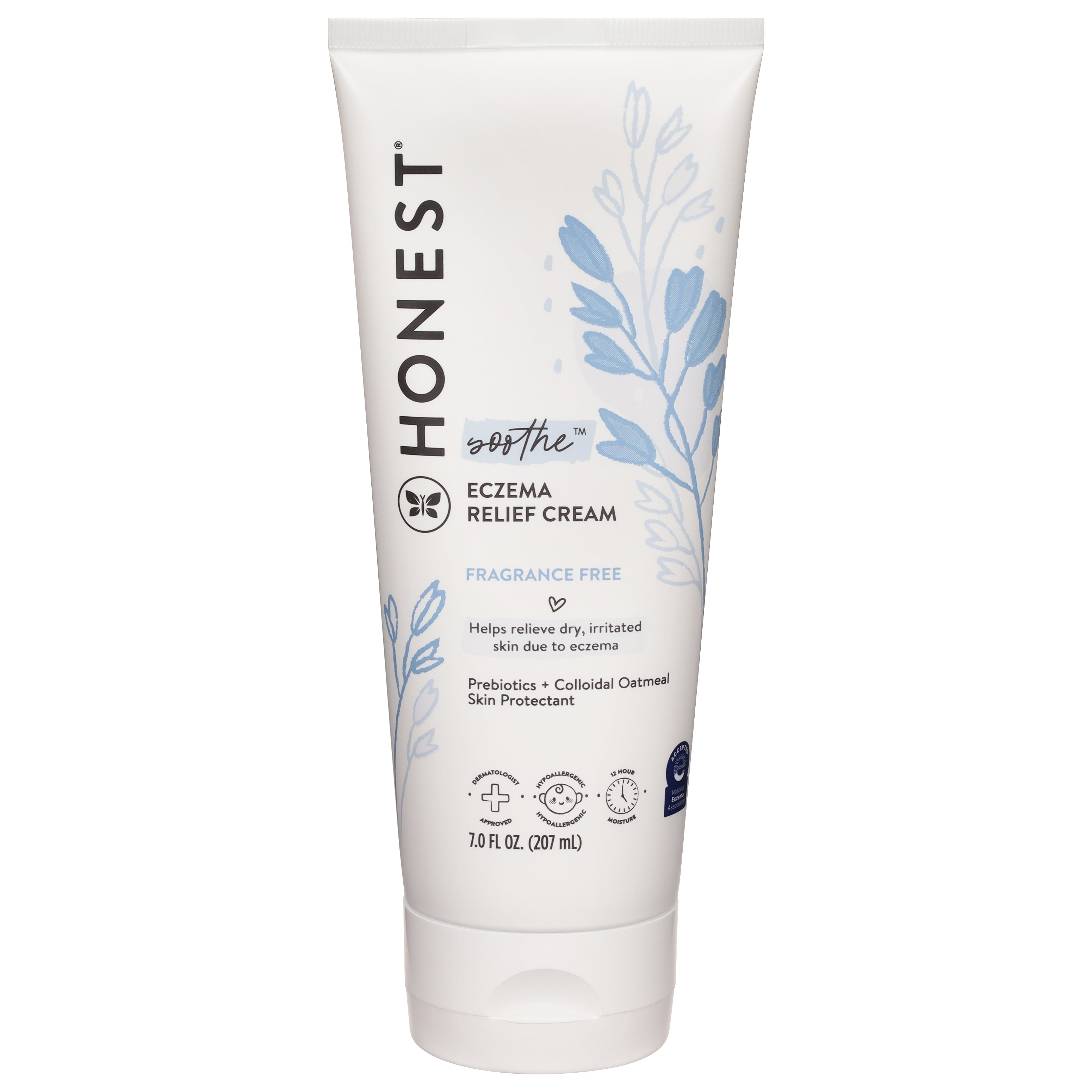 Honest Soothe Fragrance Free Eczema Relief Cream 7.0 fl oz - Case of 1