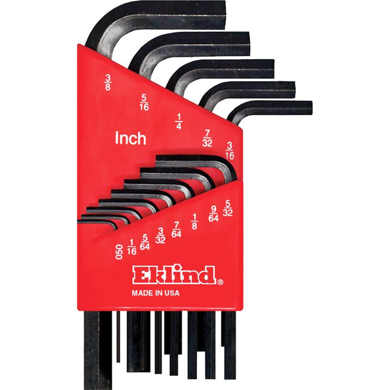 EKLIND - Eklind Hex-L Assorted SAE Short Arm Hex L-Key Set 13 pc - Case of 6