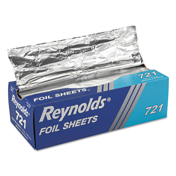 Reynolds Wrap - Pop-Up Interfolded Aluminum Foil Sheets, 12 x 10.75, Silver, 500/Box