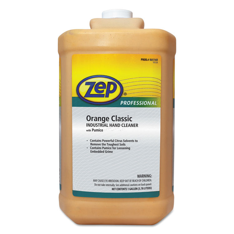 Zep Professional - Industrial Hand Cleaner, Orange, 1 gal Bottle, 4/Carton