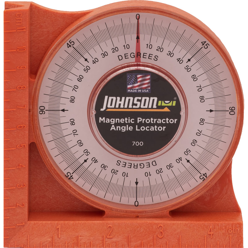 JOHNSON - Johnson 4-3/4 in. L X 4-3/4 in. W Angle Finder Yellow 1 pc
