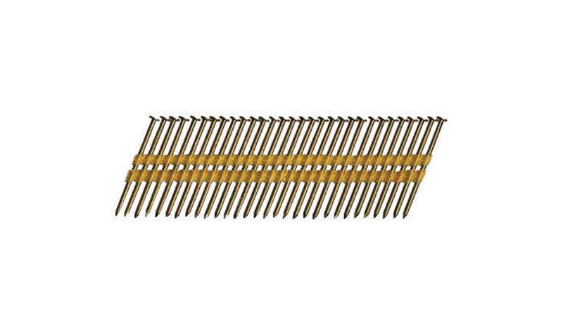 HITACHI POWER TOOLS - Metabo HPT 3-1/4 in. Plastic Strip Bright Framing Nails 21 deg 4000 pk [10107HPT]