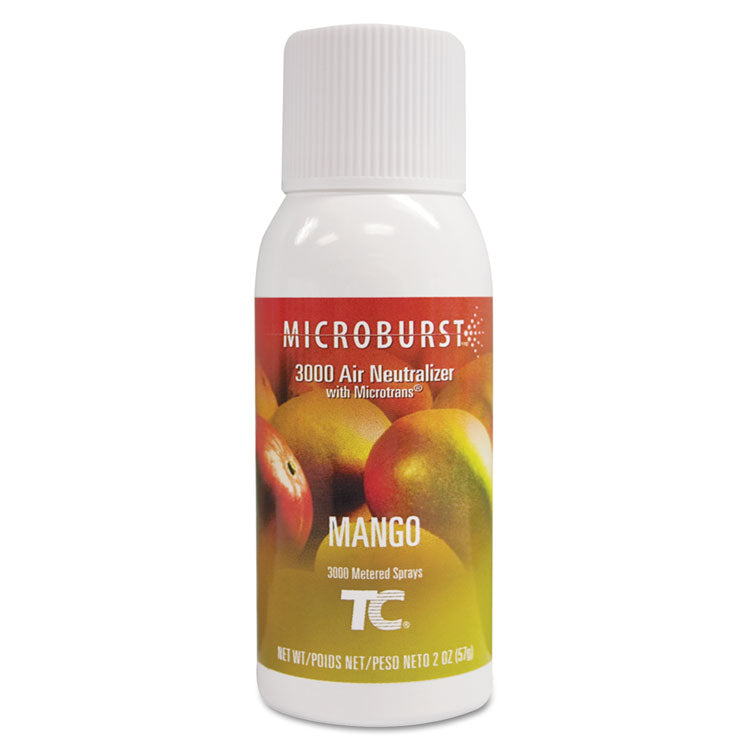 Rubbermaid Commercial - Microburst 3000 Refill, Mango, 2 oz Aerosol Spray, 12/Carton