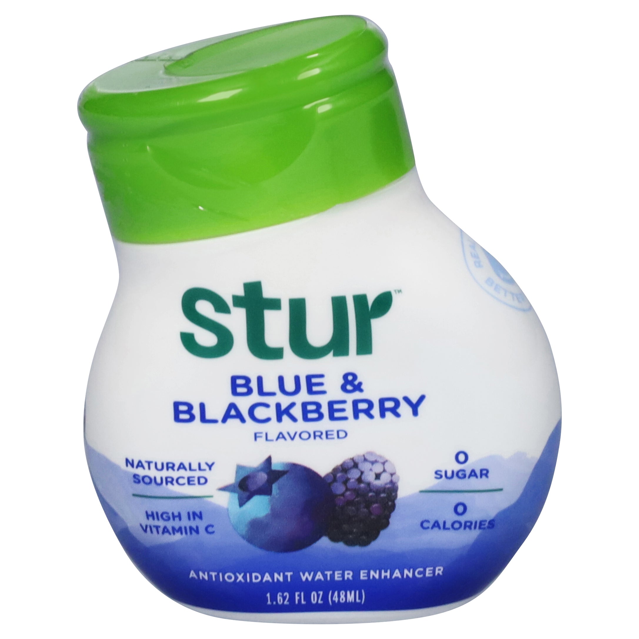 Stur Antioxidant Blue & Blackberry Flavored Water Enhancer 1.62 fl oz - Case of 6