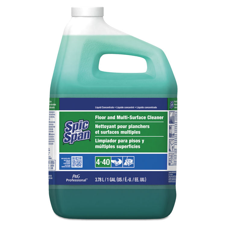 Spic and Span - Liquid Floor Cleaner, 1 gal Bottle, 3/Carton