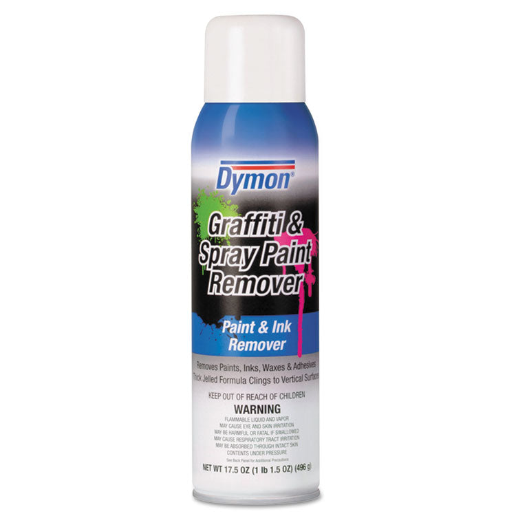 Dymon - Graffiti/Paint Remover, Jelled Formula, 17.5 oz Aerosol Spray