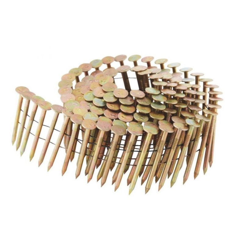 STANLEY BOSTITCH - Bostitch 3/4 in. 14 Ga. Angled Coil Galvanized Roofing Nails 15 deg 7,200 pk