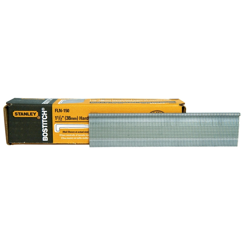 STANLEY BOSTITCH - Bostitch 1-1/2 in. 15 Ga. Straight Strip Coated L Head Flooring Cleat Nails 1,000 pk