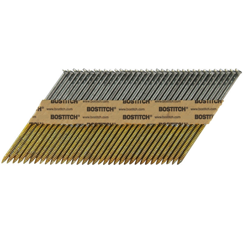 STANLEY BOSTITCH - Bostitch 3 in. 11 Ga. Angled Strip Hot-Dip Galvanized Framing Nails 33 deg 2,000 pk