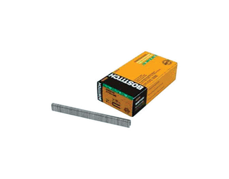 STANLEY BOSTITCH - Bostitch 7/32 in. W X 1/2 in. L Galvanized Steel Wire Staples 18 Ga.
