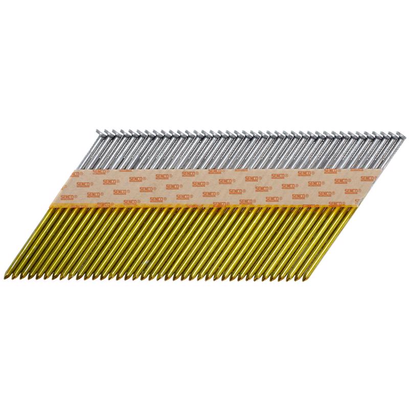 SENCO - Senco 3-1/2 in. L X 16 Ga. Angled Strip Hot-Dip Galvanized Framing Nails 34 deg 2,000 pk