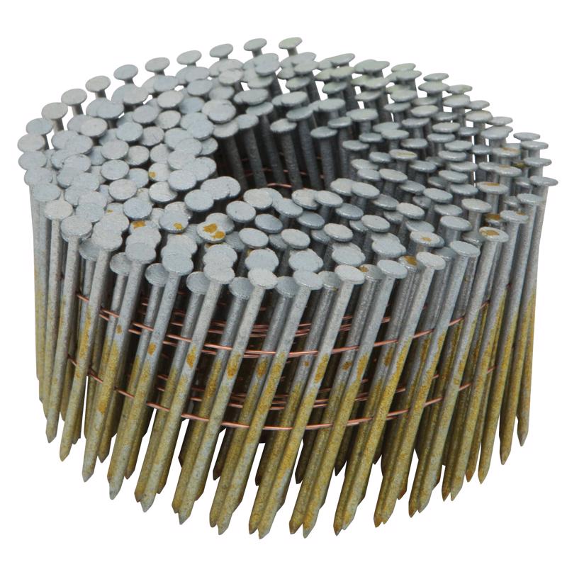 STANLEY BOSTITCH - Bostitch 2-1/2 in. Angled Coil Coated Framing Nails 15 deg 3600 pk