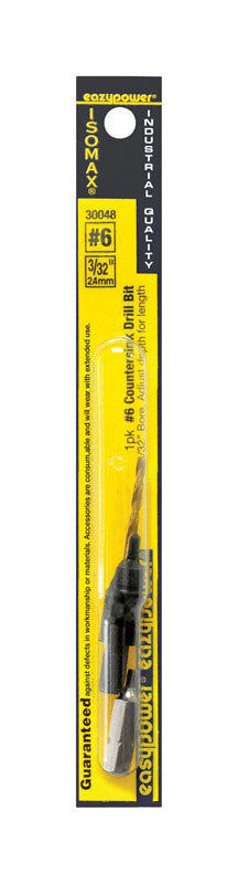 EAZYPOWER - Eazypower Isomax 3/32 in. Titanium Countersink Bit 1 pc