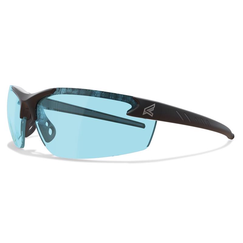 EDGE EYEWEAR - Edge Eyewear Zorge G2 Wraparound Safety Glasses Light Blue Lens Black Frame 1 pc