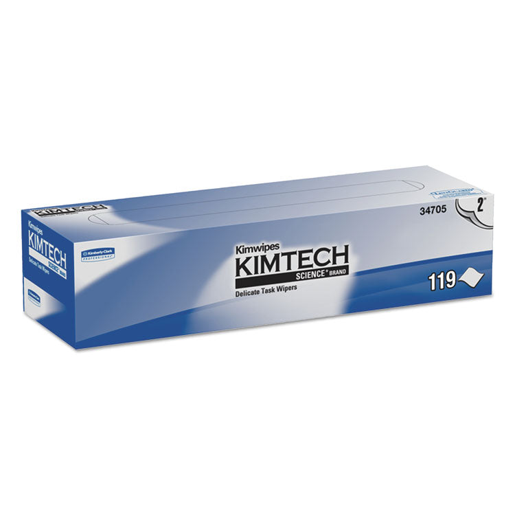 Kimtech - Kimwipes Delicate Task Wipers, 2-Ply, 11.8 x 11.8, 120/Box, 15 Boxes/Carton